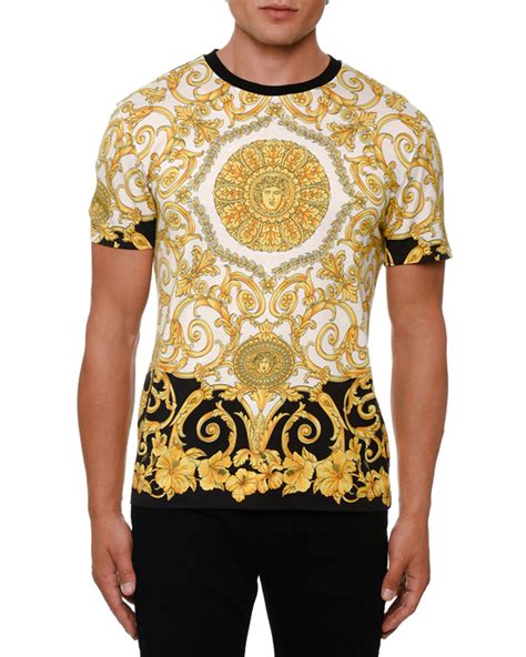 royalty t shirt versace|Men's Designer Polos & Luxury T.